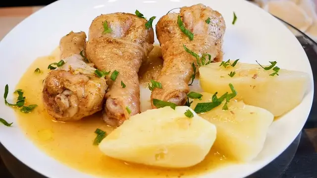 Вкусная курица на ужин