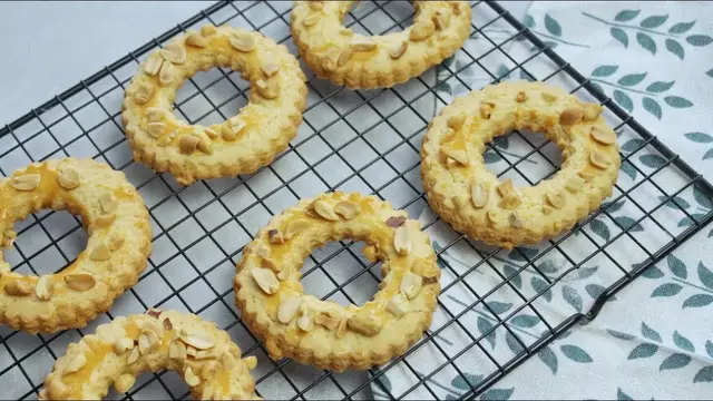 Песочные кольца с арахисом