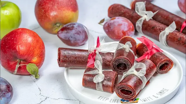Домашняя пастила из яблок и сливы
