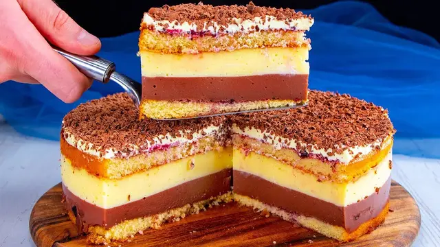 Вкусный бисквитный торт