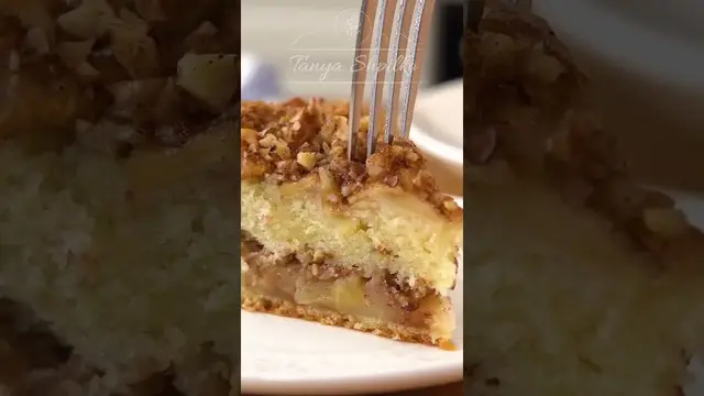 Карамельно-яблочный пирог в духовке