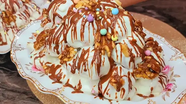 Нежнейшие профитроли с кремом