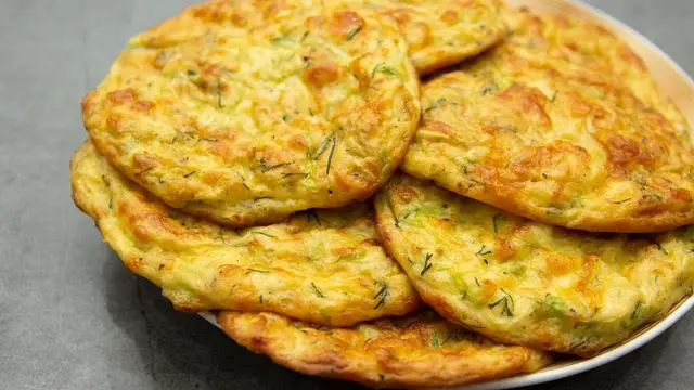 Капустные оладьи