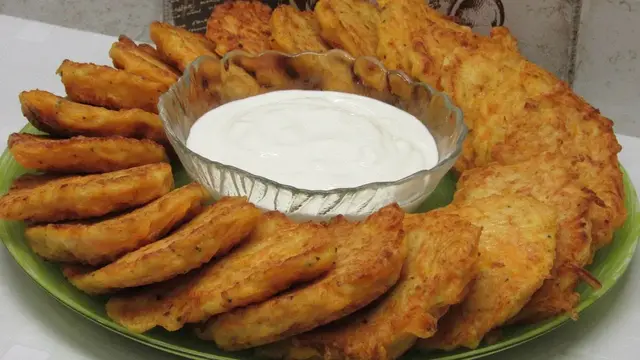 Драники с мясом