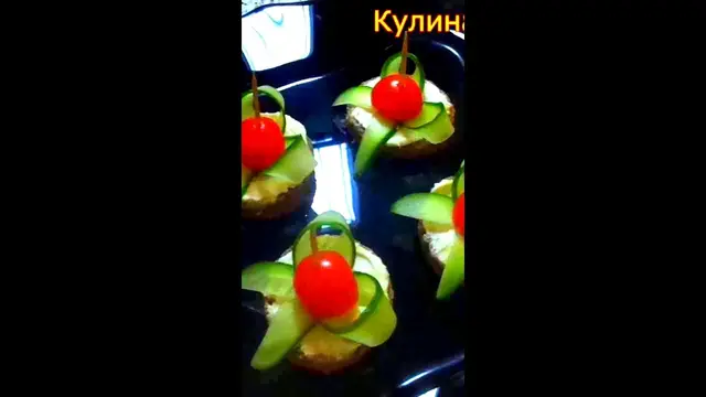 Легкая и быстрая закуска на новогодний стол 