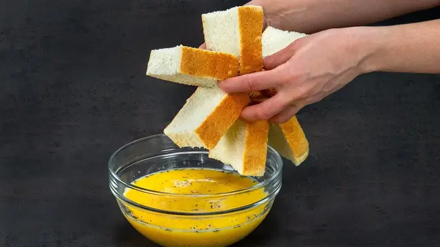 Быстрая закуска из хлеба