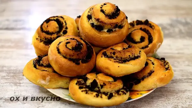 Сладкие булочки с начинкой