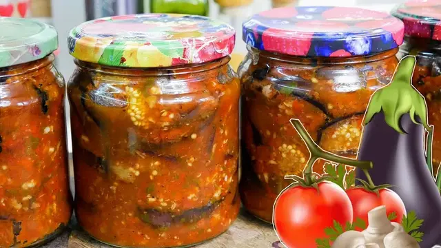 Баклажаны по-грузински на зиму