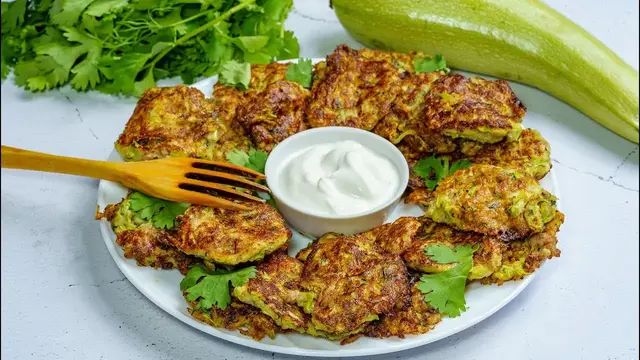 Котлеты из кабачков с фаршем