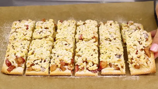 Легкое и быстрое печенье с яблоками