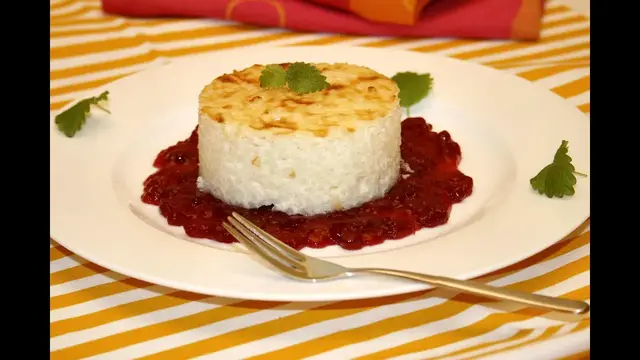 Вкусная запеканка из риса