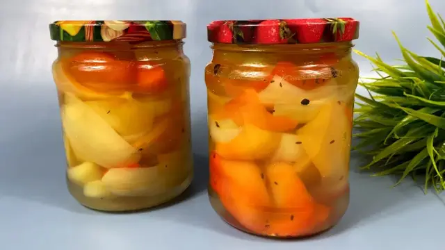 Заготовка на зиму из перцев в масле