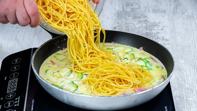 Вкусная паста на ужин