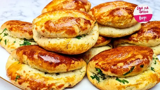 Домашние булочки с творогом 