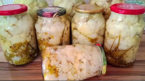 Маринованная цветная капуста