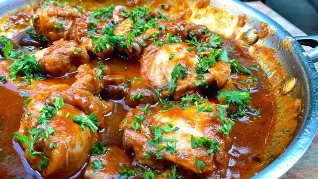 Курица по-французски