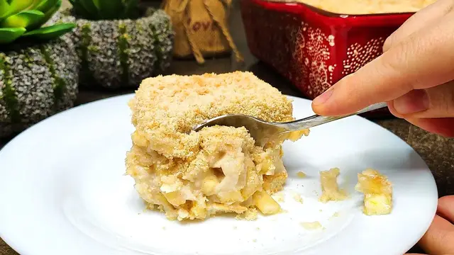 Легкий яблочный десерт