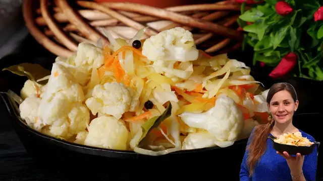 Маринованные овощи с цветной капустой