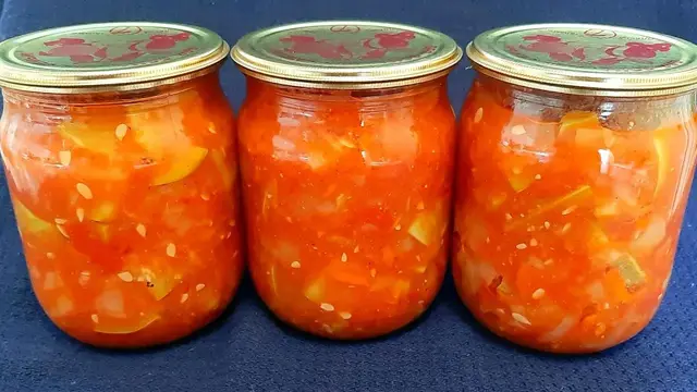 Салат из кабачков на зиму