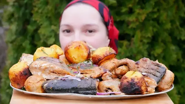 Шашлык из минтая