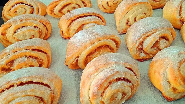 Печенье с яблочной начинкой 