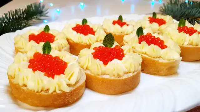 Бутерброды с икрой