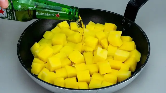 Картофель с пивом
