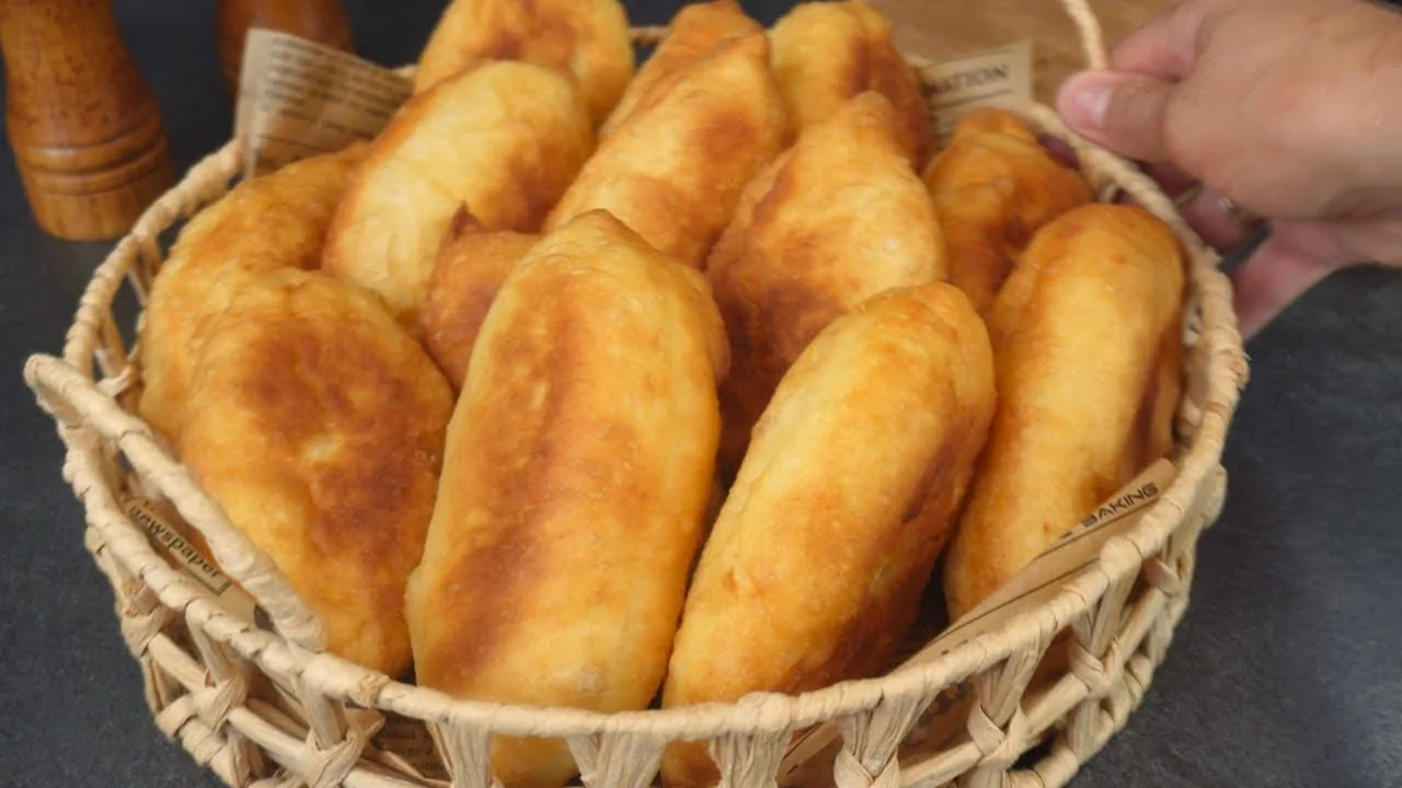 Жареные пирожки с картошкой