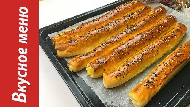 Палочки с картофельной начинкой