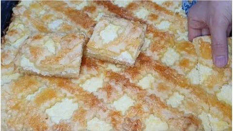 Вкусный творожный пирог