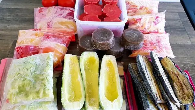 Сезонная заморозка овощей