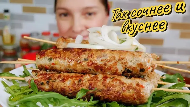 Вкусные котлеты на шпажках