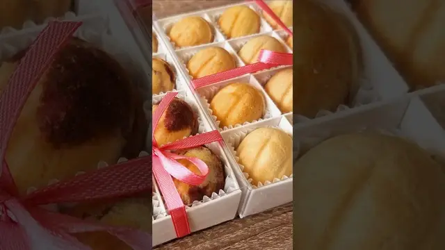 Орешки с шоколадно-сливочной начинкой и варёной сгущёнкой