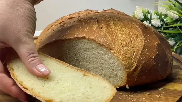 Хрустящий и ароматный домашний хлеб 