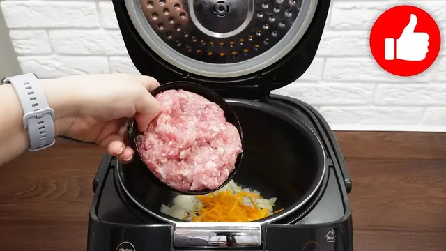 Суп с фаршем и рисом в мультиварке
