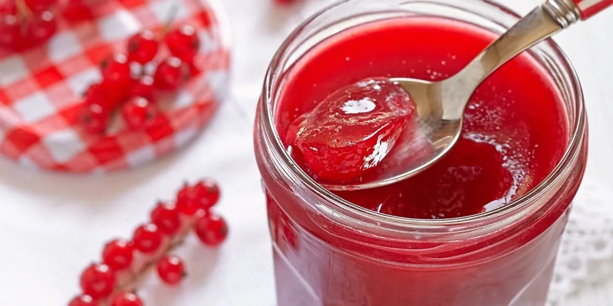 Желе из красной смородины