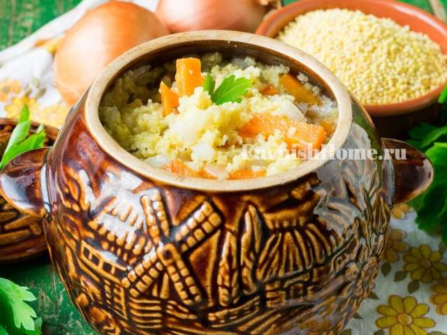 Пшенная каша в горшочке Пшенная каша в горшочке