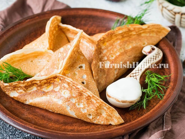 Блины с сыром и грибами Блины с сыром и грибами