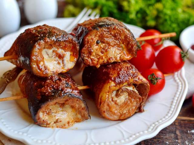 Шашлык из скумбрии в духовке Шашлык из скумбрии в духовке