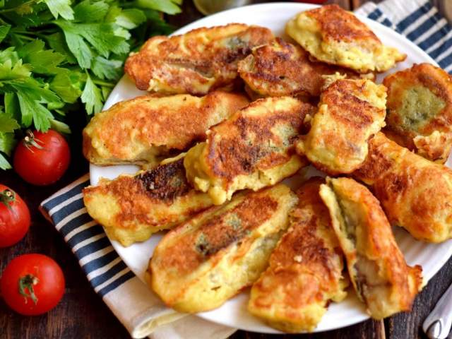 Жареная рыба в луковом кляре Жареная рыба в луковом кляре
