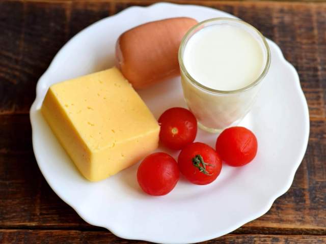 Закусочный пирог с начинкой Закусочный пирог с начинкой