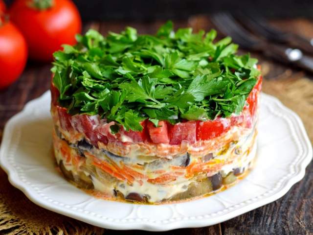 Салат Баклажанный Рай Салат Баклажанный Рай