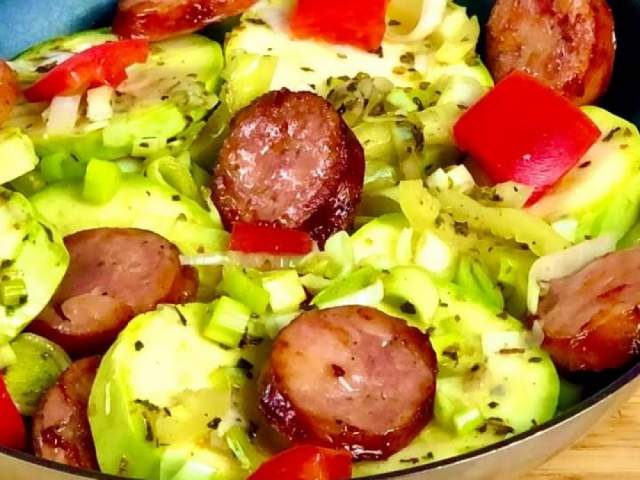 Овощное рагу из кабачков Овощное рагу из кабачков