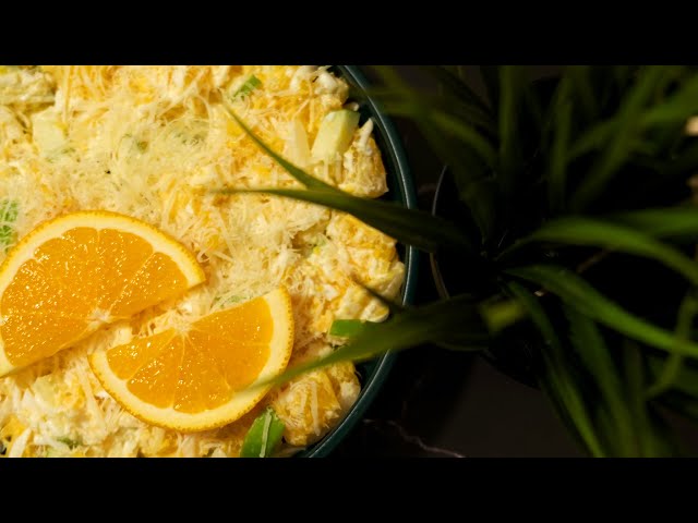 Вкусный салат с апельсинами