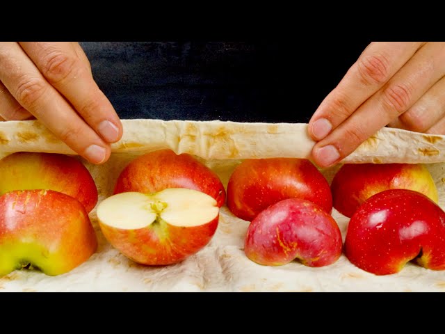Банница с яблоками и Перевёрнутый пирог из лаваша с яблоками
