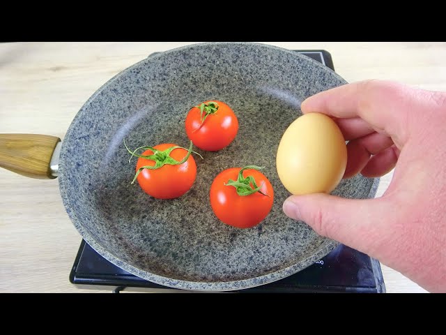 Яичницу с помидорами
