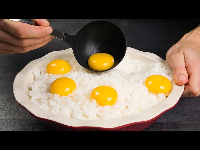 Ароматный рис с яйцом и беконом и Шаурма с омлетом и фаршем