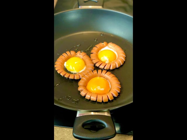Необычная яичница на завтрак