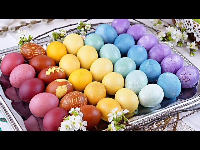 7 вариантов как покрасить яйца на Пасху натуральными красителями