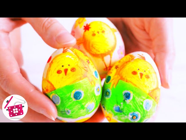 Как покрасить яйца за 5 минут без красителей?